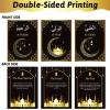 99 Names of Allah Flashcards Quran Verses Asma UI Husna Cards Eid Al Adha Learning Cards in Arabic and English Eid or Ramadan Gifts for Family Friends 5.73.1 Inches view 3