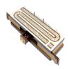 House of Cribbage - 4 Track Continuous Cribbage Board Inlaid White Maple/Teak Wood/White Maple - Size: 13.5 Inches - Sliding Lids and Drawer for Cards & Cribbage Pegs view 1
