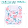 Benoxine Waterproof Baby Bibs for Boys & Girls Soft and Absorbent Bandana Drool Bibs Set for Infant Newborn 0-12 Months view 2