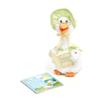 Cuddle Barn - Mother Goose Read-Along (Sage) | Animated Bird Plush with Mouth Movement Recites 7 Nursery Rhymes, Comes with Board Book, 14 inches view 1