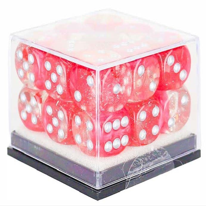 Sirius Dice SDZ000815 12 mm D6 Cube Set - Hearts - 18 Count