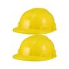 2pcs Engineering Safety Helmet Toys Boys Children Construction Birthday Party Supplies Hard Construction Hats Kids Party Hats Hardhat Plastic Yellow view 1