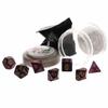 Reaper Miniatures REM19054 Pizza Dungeon Dual Dice Purple & Black view 1