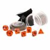 Reaper Miniatures REM19068 Pizza Dungeon Dual Dice Orange & White view 1