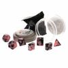 Reaper Miniatures REM19059 Pizza Dungeon Dual Dice Pink & Black view 1