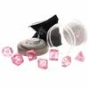 Reaper Miniatures REM19019 Pizza Dungeon Lucky Dice Clear Pink view 1
