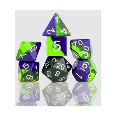 Sirius Dice SDZ000907 Sea Glass Dice - Set of 7