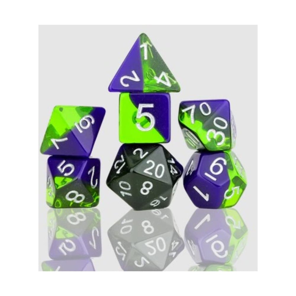 Sirius Dice SDZ000907 Sea Glass Dice - Set of 7