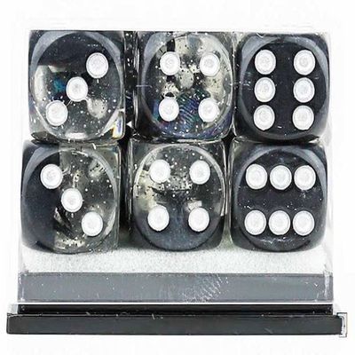 Sirius Dice SDZ000811 12 mm D6 Cube Set - Clubs - 18 Count
