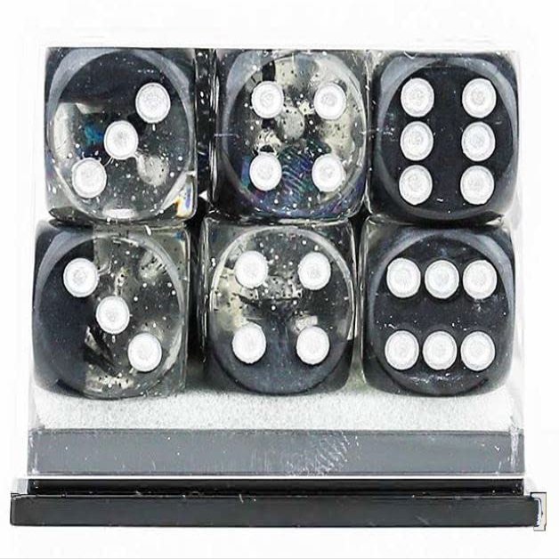 Sirius Dice SDZ000811 12 mm D6 Cube Set - Clubs - 18 Count
