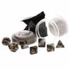 Reaper Miniatures REM19051 Pizza Dungeon Dual Dice White & Black view 1
