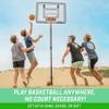 GoSports Post Up Portable Beach Basketball Hoop for Kids and Adults - Play on Grass or Sand - Includes 2 Basketballs, Pump and Accessories Tote view 2