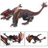 8" Dragon Toy Figure, Realistic Plastic Ancient Mythological Fire Creature Model Decoration Collector Figurine for Kids, Adults view 2