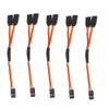 5Pcs 150mm Y Type Extended Line Extension Cable for Futaba Jr Y Harness Servo Extension Professional Processed view 1