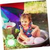 Toyvian Baby Bath Mirror Toy 7X7 Inch Unbreakable Foam Mirror for Kids Toddler Shower Bath Time Educational Coordination view 4
