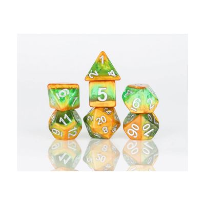 Sirius Dice SDZ0009-09 Rainforest Dice - Set of 7