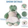 Alligator Weighted Stuffed Animals, 17" 3.5 lbs Weighted Crocodile Plush Toy Large Weighted Plush Animal Pillow Gifts for Boys and Girls view 2