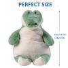Alligator Weighted Stuffed Animals, 17" 3.5 lbs Weighted Crocodile Plush Toy Large Weighted Plush Animal Pillow Gifts for Boys and Girls view 3