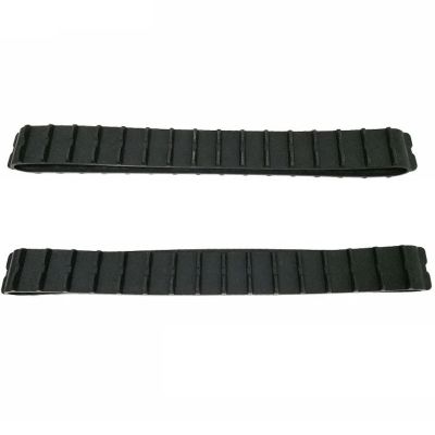 2PCS Rubber Track, Large Size RubberTracks Heavy Tank ChassisTrack, Wear Resistant Rubber Track Suitable for T007 Metal Robot Tank Chassis 38.2 x 2 inch