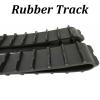 2PCS Rubber Track, Large Size RubberTracks Heavy Tank ChassisTrack, Wear Resistant Rubber Track Suitable for T007 Metal Robot Tank Chassis 38.2 x 2 inch view 3