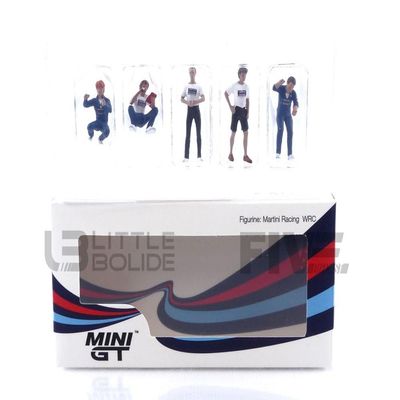 Martini Racing WRC 5 Piece Figure Set for 1/64 Scale Models by True Scale Miniatures MGTAC24