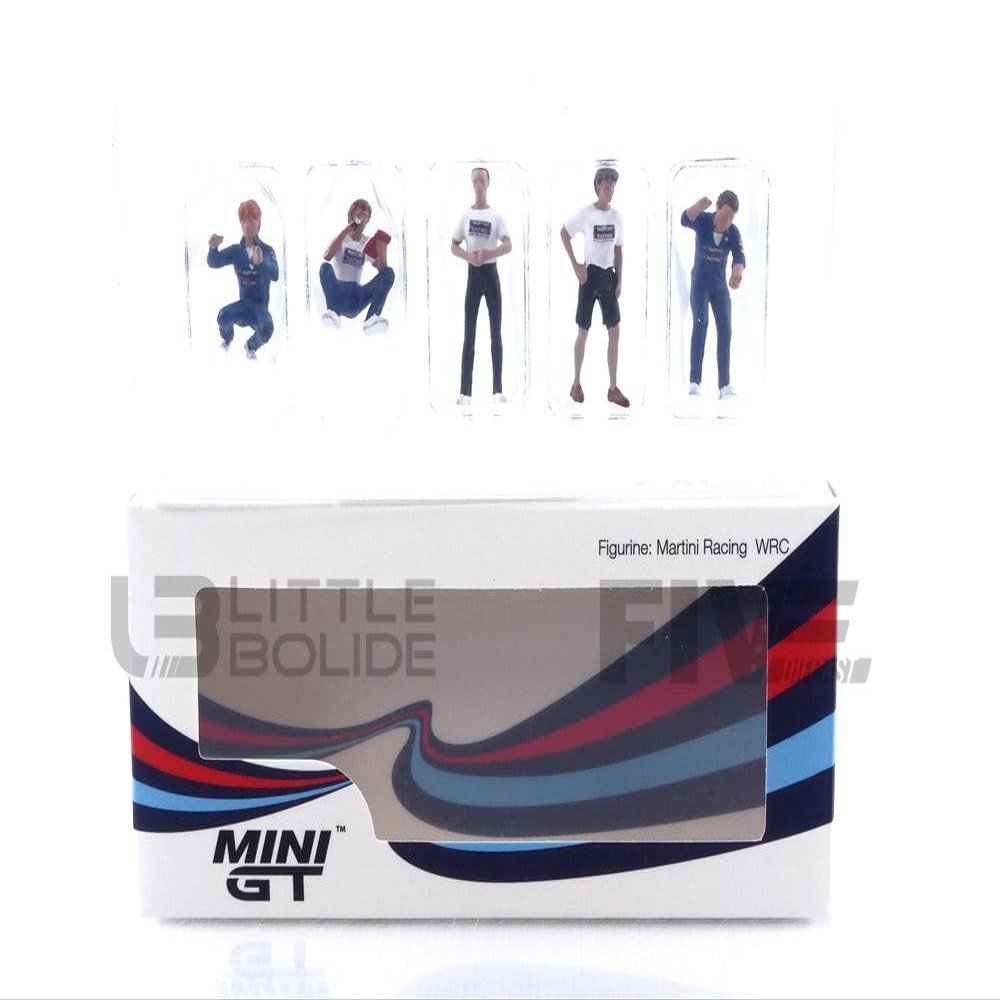 Martini Racing WRC 5 Piece Figure Set for 1/64 Scale Models by True Scale Miniatures MGTAC24