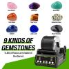 C1 Pro Brushless Rock Tumbler Kit - Professional Large 2.5LB Capacity, Up to 3X More Durable, Ultra Long Working Life Rotary Polisher with Full Accessories & Memory Function, Ideal for Adults view 4