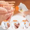 haakaa Electric Nail Trimmer Replacement Pads Baby Nail Trimmer Heads for Standard Baby Nail File, Suitable for 12+Months, Orange view 2