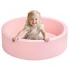 Foam Ball Pit for Toddlers, Large Baby Ball Pit for Babies with Soft Memory Sponge, Indoor Outdoor Baby Playpen, Kids Play Ball Pool, Gift Toys for Infants Boys and Girls (Pink, NO Balls) view 1