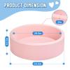 Foam Ball Pit for Toddlers, Large Baby Ball Pit for Babies with Soft Memory Sponge, Indoor Outdoor Baby Playpen, Kids Play Ball Pool, Gift Toys for Infants Boys and Girls (Pink, NO Balls) view 2