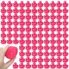 Honoson 50 Pcs Flamingo Rubber Duckies Bulk Pink Flamingos Party Favors Bath Toy Pool Floating Squeak Rubber Ducks for Birthday Party Decoration Baby Shower Cake Decoration Classroom Prizes view 1