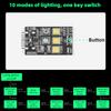HeiyRC 2PCS Drone Strobe Night Light, FAA Flight Anti Collision Rechargeable LED Lighting Lamp for DJI Air 3S, Mavic 3, Mini 4 Pro, Air 2S, Mini 2, Avata 2 Neo view 3