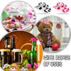 30PCS Plastic Mini Western Cowboy Cowgirl Hat Cute Miniature Hat for Party Accessories Toy Doll Dress Up Play House Games view 3