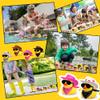 24 Sets Disco Cowboy Rubber Ducks with Scarf Hat and Sunglasses Mini Bath Duck Toys for Birthday Swimming Party Gift Favor Decorations view 3