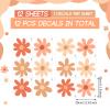 TaoBary 12 Sheet Large Daisy Wall Sticker Decal for Room Decor Flower Decal view 2
