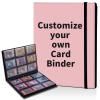 BWEGRHE Custom 9 Pocket Card Binder, White, 40 Pages, 720 Card Slots, Polypropylene Material view 1