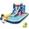 BOUNTECH Inflatable Water Slide, Kids Water Park Jump Bouncy Castle with Slide, Splash Pool, Water Slides Inflatables for Kids, Blow up Backyard Party Outdoor Water Slide Bounce House with Blower view 1