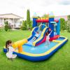 BOUNTECH Inflatable Water Slide, Kids Water Park Jump Bouncy Castle with Slide, Splash Pool, Water Slides Inflatables for Kids, Blow up Backyard Party Outdoor Water Slide Bounce House with Blower view 2