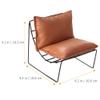 LUOZZY 2pcs Mini Chairs Model for Dollhouse Decoration Tiny Chair Craft Dollhouse Accessories, Light Brown view 2