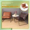 LUOZZY 2pcs Mini Chairs Model for Dollhouse Decoration Tiny Chair Craft Dollhouse Accessories, Light Brown view 3