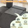 jela Kids Foam Climbing Blocks 6Pcs Soft Play Equipment, Toddler Climbing Toys Indoor Soft Play Climbing Set, Lightweight Climbing Blocks for Babies, Crawling Foam Playset (Miss Fabric Darkgrey) view 4