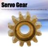 12 Tooth Brass Hardened Pinion Gear MOD 0.8 - Replacement for Industrial Machinery and Hobby RC Vehicles Including Cars Trucks Crawlers Accessory view 2