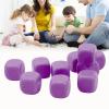 30PCS Fun Dice Set, 16MM Plastic 6 Sided Round Corners Dice Cubes, Polyhedral Dice Set, DIY Puzzle Round Corner for Classroom Teaching, Board Games, Dices Game, Parties () view 2