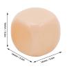 30PCS Fun Dice Set, 16MM Plastic 6 Sided Round Corners Dice Cubes, Polyhedral Dice Set, DIY Puzzle Round Corner for Classroom Teaching, Board Games, Dices Game, Parties (Beige) view 4