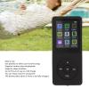 MP4 Music Player 1.8 Inch LCD Digital Music Player, Ultra Thin MP3 MP4 Player Support 32GMemory Card Portable Digital Music Player Video for Sports Travel (Black) view 2