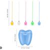 AmeriCan Goods 10 Pcs Children Tooth Box Cute Necklace Holder for Tooth Fairy, Gift from Dental Offices, School & Kindergarden view 3