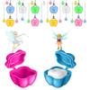 AmeriCan Goods 25 Pcs Children Tooth Box Cute Necklace Fairy Holder for Tooth, Gift from Dental Offices, School & Kindergarden view 2