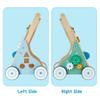 Wooden Baby Walker, 10 in 1 Baby Activity Center Walker Adjustable Wood Toddler Walker Push Walker Toy for Boys and Girls (BW001) view 4