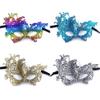 Sweenaly lace mask Masquerade Mask Party Mask Halloween Mask (Grey+Gold+Blue+Rainbow) view 1