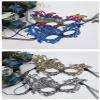 Sweenaly lace mask Masquerade Mask Party Mask Halloween Mask (Grey+Gold+Blue+Rainbow) view 3